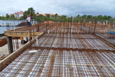 Steel work at Las Brisas