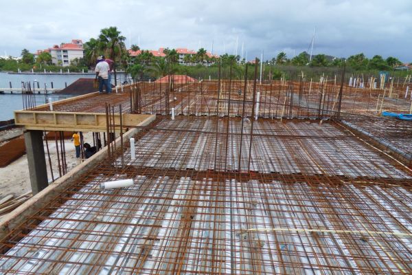 Steel work at Las Brisas